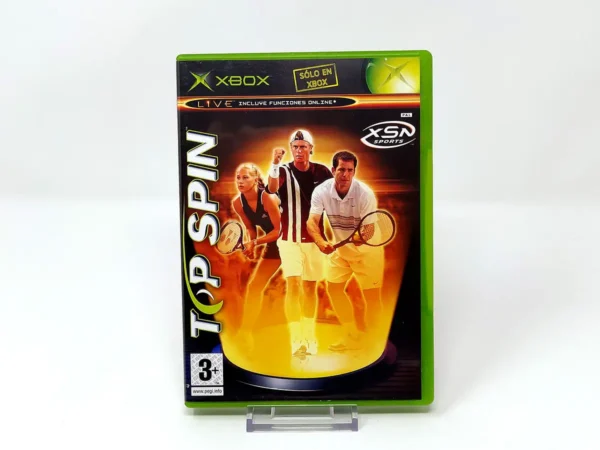Portada de Top Spin (ESP) para XBOX, edición PAL España, de segunda mano