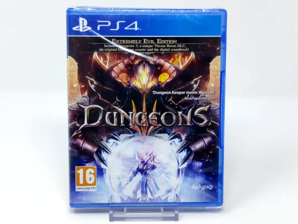 Portada de Dungeons III (Extremely Evil Edition) (ESP) (Precintado) para PlayStation 4, edición PAL España, nuevo