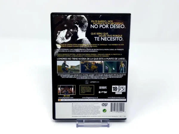 Parte trasera de The Getaway: Black Monday (ESP) (Rebajado) para PlayStation 2, edición PAL España