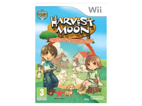 Portada de Harvest Moon: El árbol de la tranquilidad (ESP) (Precintado) para Nintendo Wii, edición PAL España, nuevo
