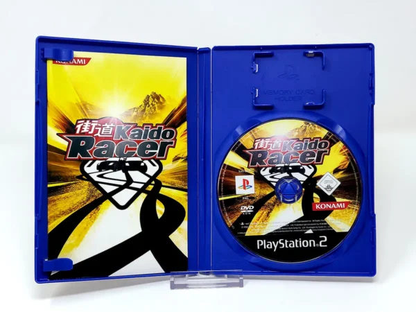 Interior del juego Kaido Racer (ESP) para PlayStation 2 con disco y manual