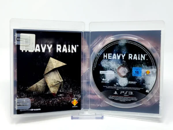 Interior del juego Heavy Rain (ESP) (Rebajado) para PlayStation 3 con disco y manual