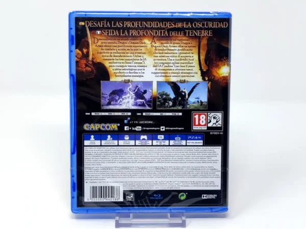 Parte trasera de Dragon's Dogma: Dark Arisen (ESP) (Precintado) para PlayStation 4, edición PAL España