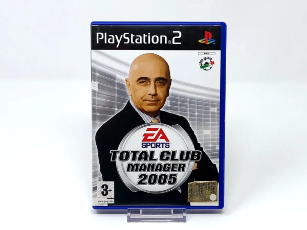 Portada de Total Club Manager 2005 (ITA) para PlayStation 2, edición PAL Italia, de segunda mano