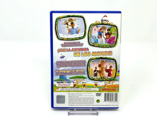 Parte trasera de EyeToy: Monkey Mania (ESP) (Rebajado) para PlayStation 2, edición PAL España