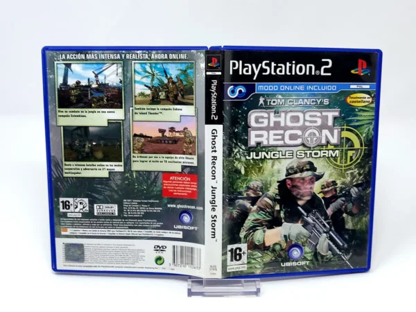 Tom Clancy's Ghost Recon: Jungle Storm (ESP) (Carátula) para PlayStation 2, edición PAL España, de segunda mano