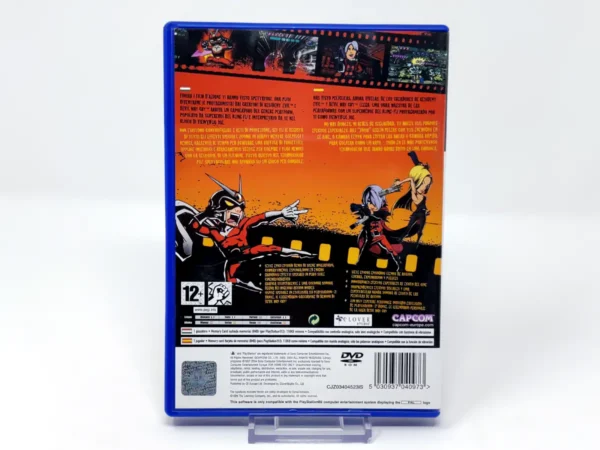 Parte trasera de Viewtiful Joe (ESP) para PlayStation 2, edición PAL España