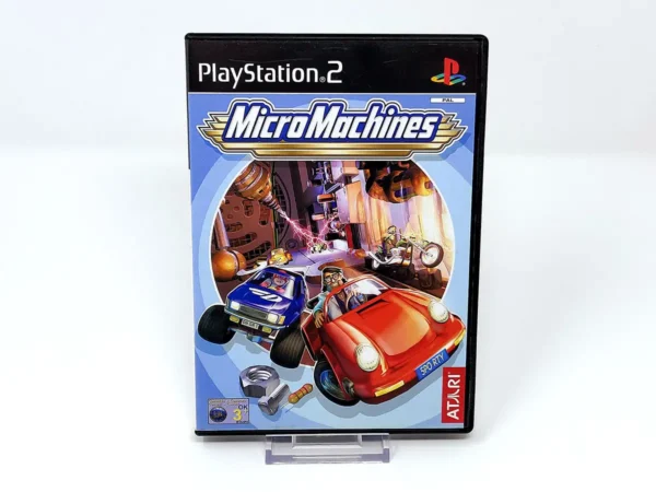 Portada de Micro Machines (UK) para PlayStation 2, edición PAL UK, de segunda mano