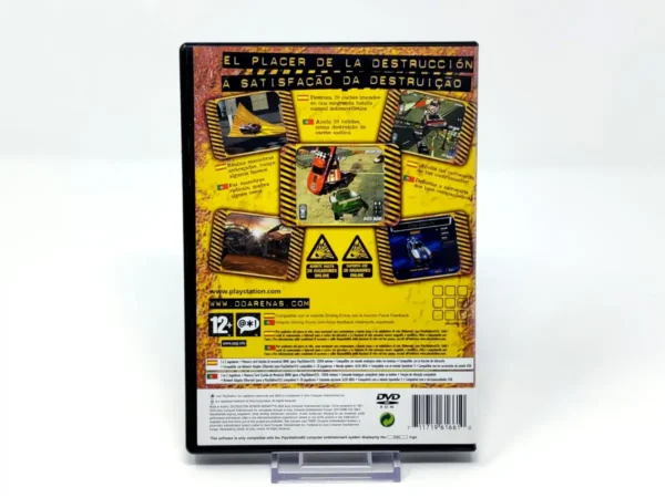 Parte trasera de Destruction Derby Arenas (ESP) (Rebajado) para PlayStation 2, edición PAL España