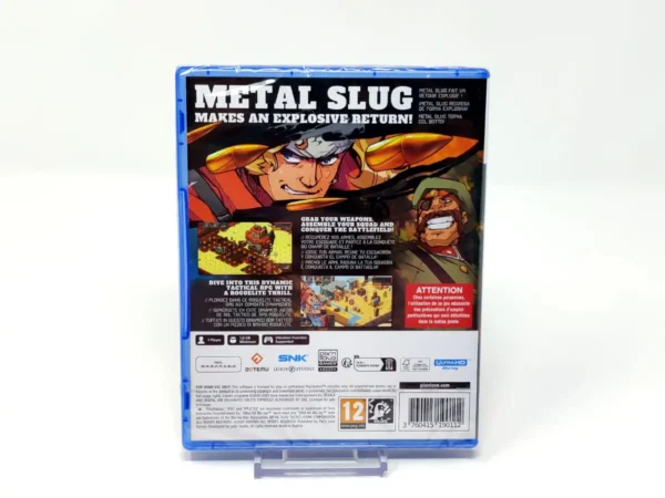 Parte trasera de Metal Slug Tactics (ESP) (Precintado) para PlayStation 5, edición PAL España