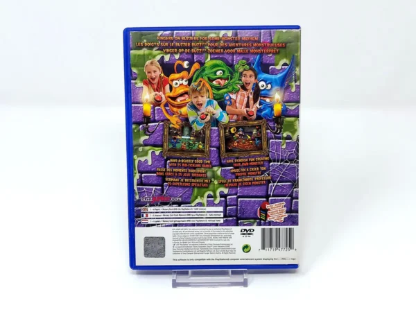 Parte trasera de Buzz! Junior: Monster Rumble (UK) para PlayStation 2, edición PAL UK