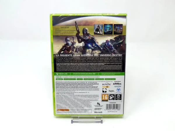 Parte trasera de Destiny: El Rey de los Poseídos (Edición Legendaria) (ESP) (Precintado) para XBOX 360, edición PAL España