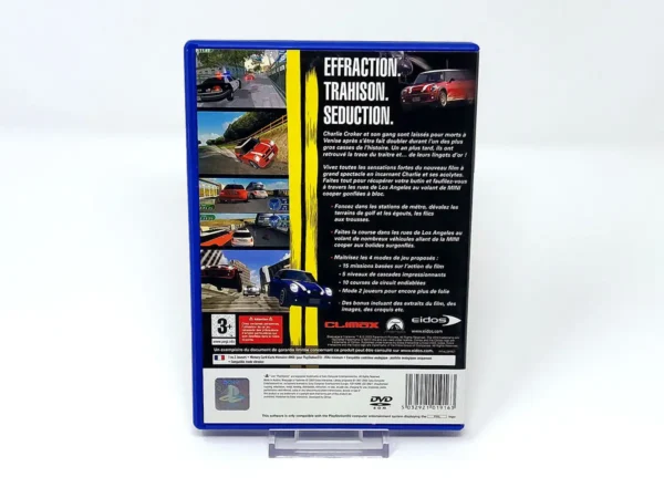 Parte trasera de Braquage À L'italienne (FRA) para PlayStation 2, edición PAL Francia