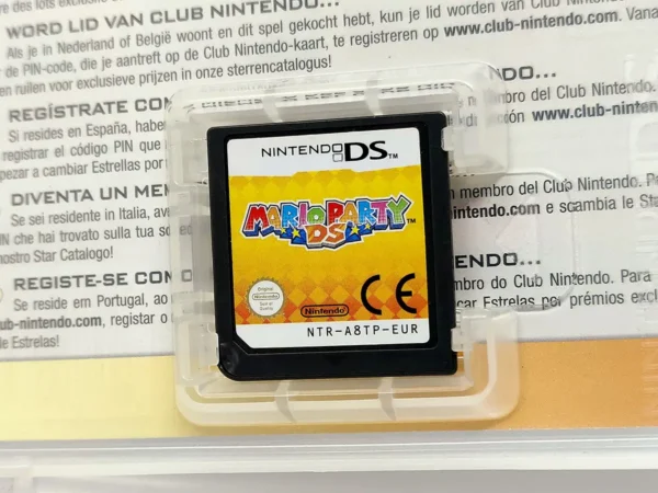 Lateral de la caja de Mario Party DS (ESP) para Nintendo DS
