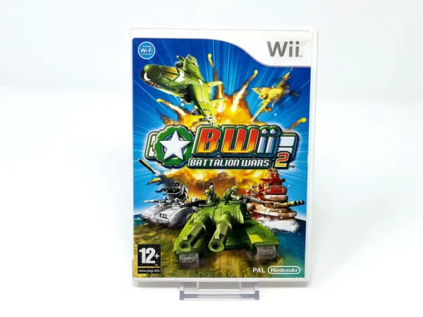 Portada de Battalion Wars 2 (ESP) para Nintendo Wii, edición PAL España, de segunda mano