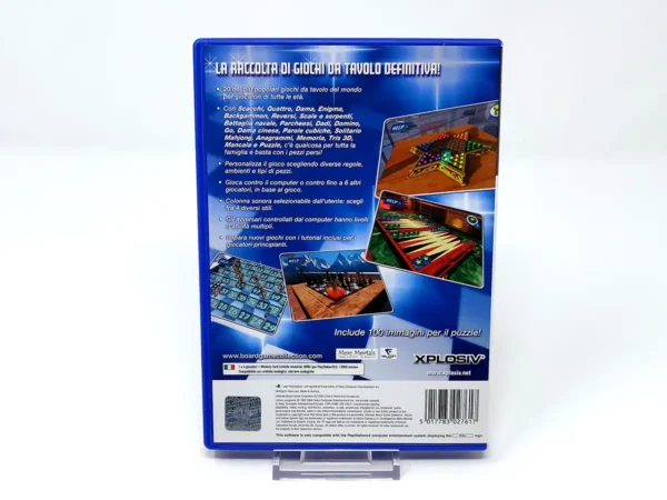 Parte trasera de Ultimate Board Game Collection (ITA) para PlayStation 2, edición PAL Italia
