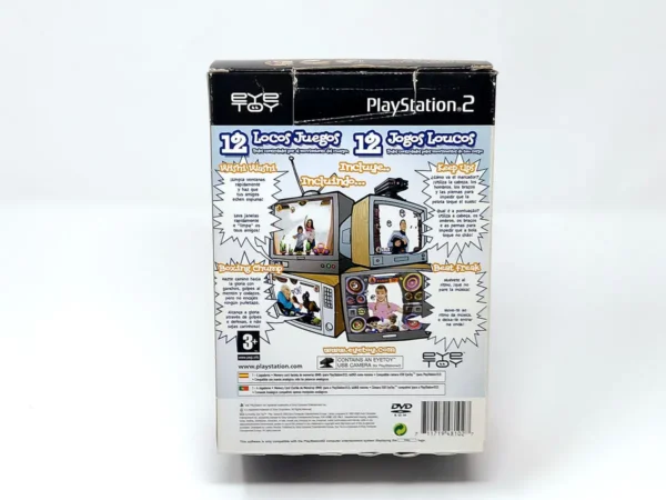 Parte trasera de EyeToy: Play (ESP) (Pack con Cámara) para PlayStation 2, edición PAL España