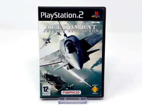 Portada de Ace Combat: Jefe de Escuadrón (ESP) (Rebajado) para PlayStation 2, edición PAL España, de segunda mano