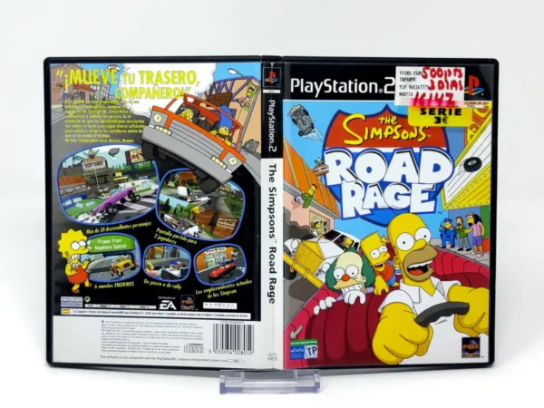 The Simpsons: Road Rage (ESP) (Carátula) (Rebajado) para PlayStation 2, edición PAL España, de segunda mano