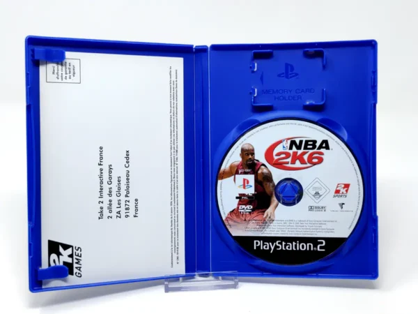 Interior del juego NBA 2K6 (FRA) (Rebajado) para PlayStation 2 con disco y manual