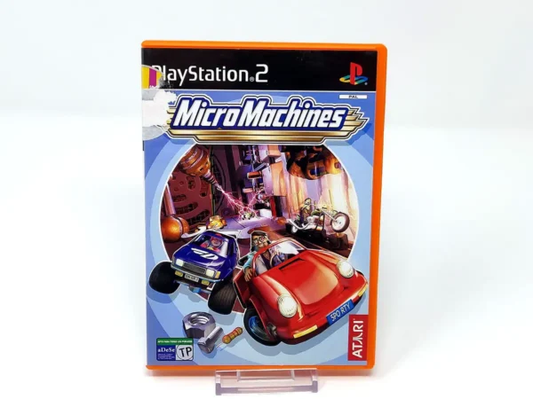 Portada de Micro Machines (ESP) (Rebajado) para PlayStation 2, edición PAL España, de segunda mano