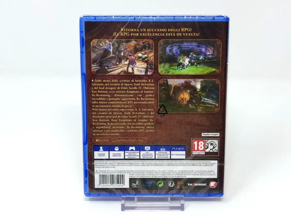 Parte trasera de Kingdoms of Amalur: Re-Reckoning (ESP) (Precintado) para PlayStation 4, edición PAL España