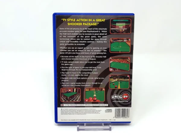Parte trasera de International Snooker Championship (UK) (Rebajado) para PlayStation 2, edición PAL UK