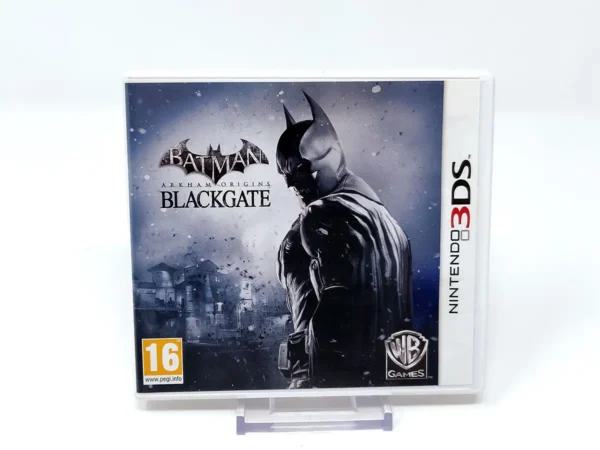Portada de Batman: Arkham Origins Blackgate (ESP) para Nintendo 3DS, edición PAL España, de segunda mano