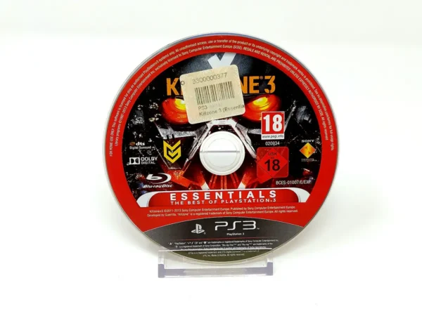 Portada de Killzone 3 (ESP) (Essentials) (Disco) (Rebajado) para PlayStation 3, edición PAL, de segunda mano