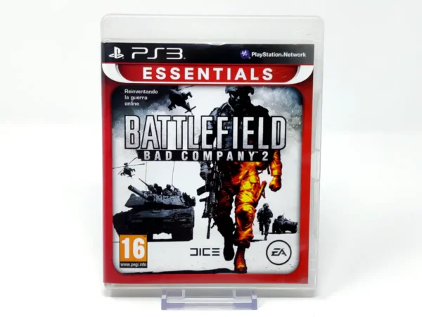 Portada de Battlefield: Bad Company 2 (ESP) (Essentials) para PlayStation 3, edición PAL España, de segunda mano