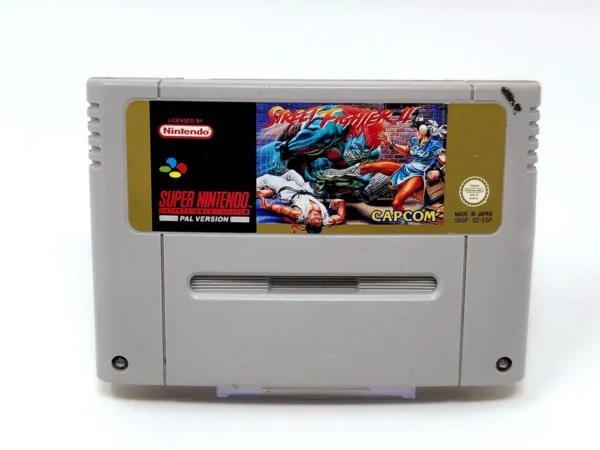 Street Fighter II (ESP) (Cartucho) para Nintendo SNES, edición PAL España, de segunda mano