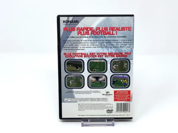 Parte trasera de Pro Evolution Soccer 2 (FRA) (Rebajado) para PlayStation 2, edición PAL Francia
