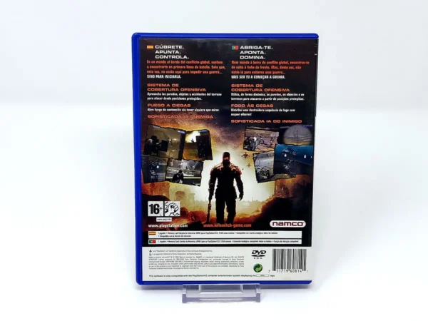 Parte trasera de kill.switch (ESP) (Rebajado) para PlayStation 2, edición PAL España