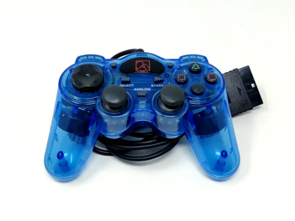 Mando Azul  Transparente Compatible PS2 para PlayStation 2, edición PAL España, de segunda mano