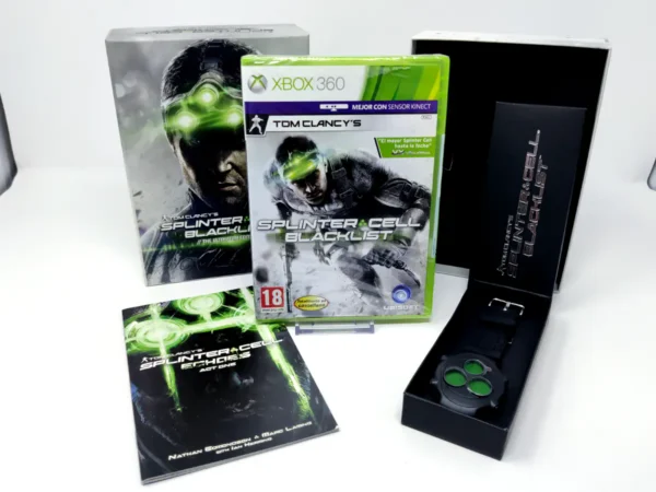 Lateral de la caja de Tom Clancy's Splinter Cell: Blacklist (The Ultimatum Edition) (ESP) (Precintado) para XBOX 360