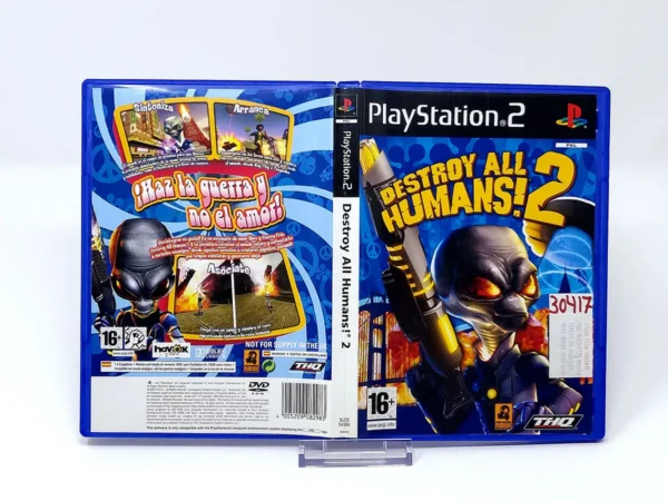 Destroy All Humans! 2 (ESP) (Carátula) para PlayStation 2, edición PAL España, de segunda mano