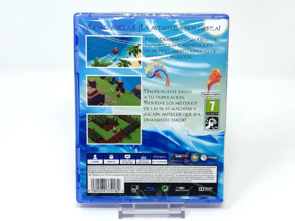 Parte trasera de Stranded Sails: Explorers of the Cursed Islands (ESP) (Precintado) para PlayStation 4, edición PAL España