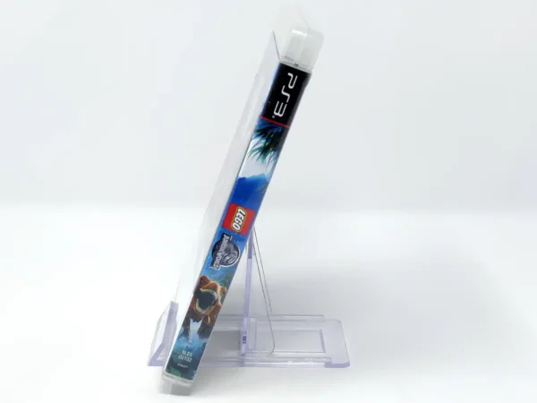 Lateral de la caja de LEGO Jurassic World (ALE) para PlayStation 3