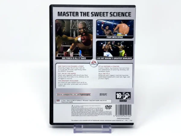 Parte trasera de Fight Night Round 3 (UK) (Rebajado) para PlayStation 2, edición PAL UK