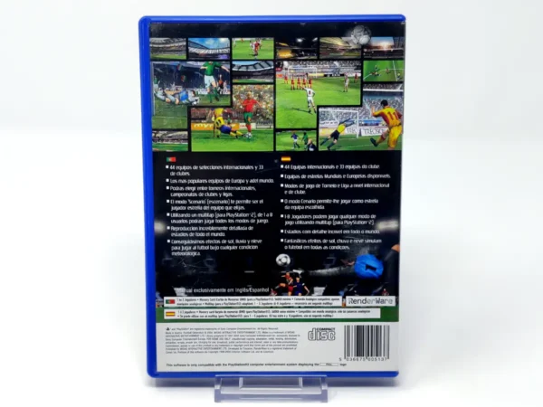 Parte trasera de Football Generation (ESP) para PlayStation 2, edición PAL España