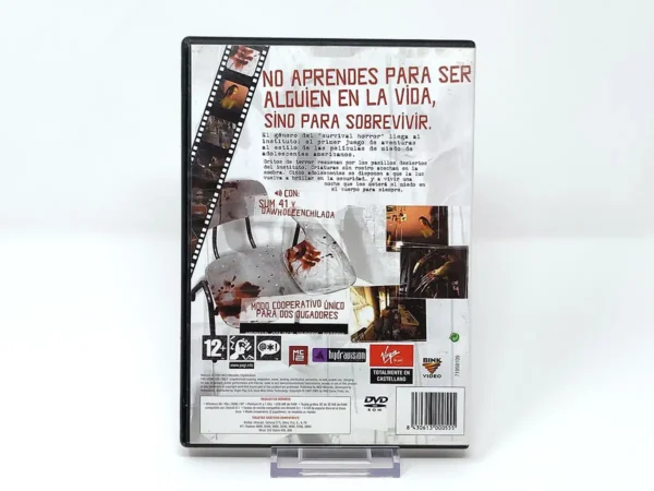 Parte trasera de ObsCure (ESP) para PC, edición PAL España
