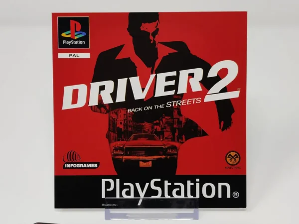 Driver 2: Back on the Streets (ESP) (Carátulas) para PlayStation 1, de segunda mano
