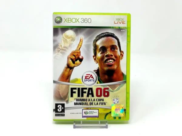 Portada de FIFA 06: Rumbo a la Copa Mundial de la FIFA (ESP) para XBOX 360, edición PAL España, de segunda mano