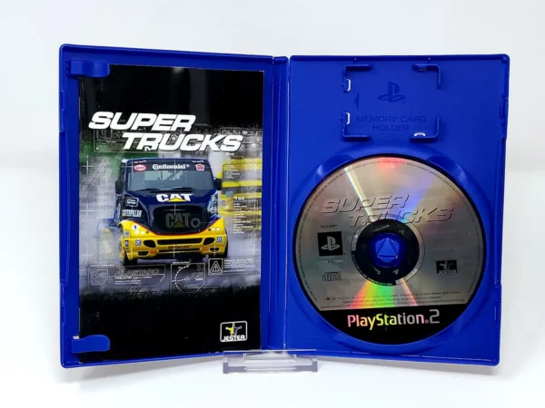 Interior del juego Super Trucks (ESP) para PlayStation 2 con disco y manual
