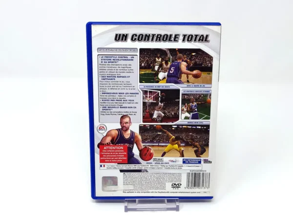 Parte trasera de NBA Live 2003 (FRA) para PlayStation 2, edición PAL Francia