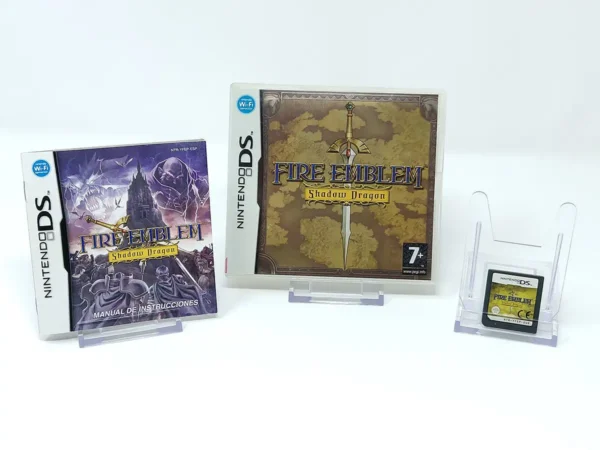 Lateral de la caja de Fire Emblem: Shadow Dragon (ESP) para Nintendo DS