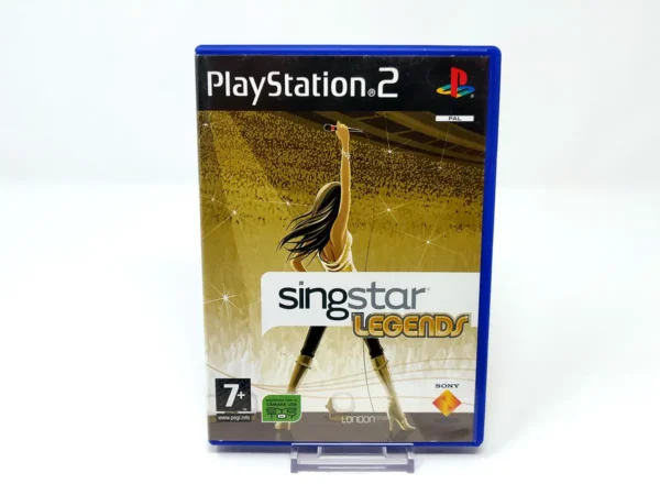 Portada de SingStar Legends (ESP) para PlayStation 2, edición PAL España, de segunda mano