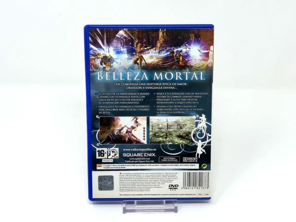 Parte trasera de Valkyrie Profile 2: Silmeria (ESP) para PlayStation 2, edición PAL España