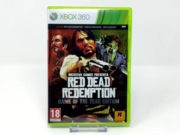 Portada de Red Dead Redemption: Game of the Year Edition (ESP) (Con Mapa) para XBOX 360, edición PAL España, de segunda mano