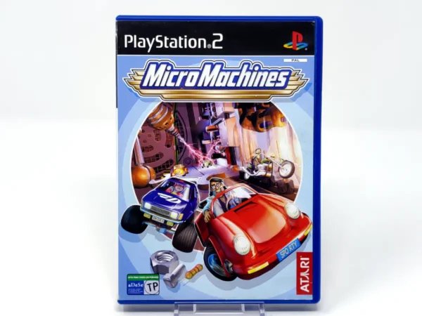 Portada de Micro Machines (ESP) para PlayStation 2, edición PAL España, de segunda mano